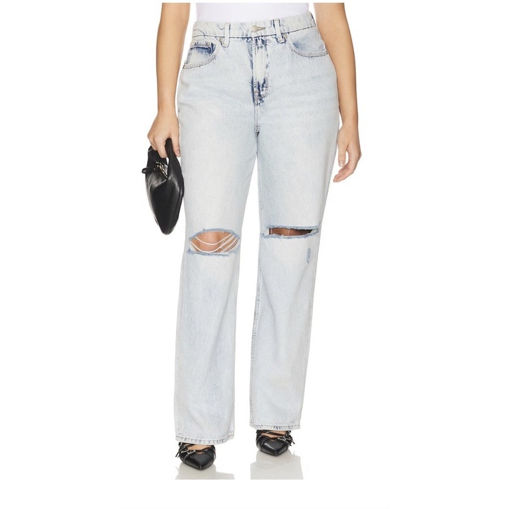 Good American Good '90s Relaxed Denim Jeans NWT Size 10/30 Blue 542